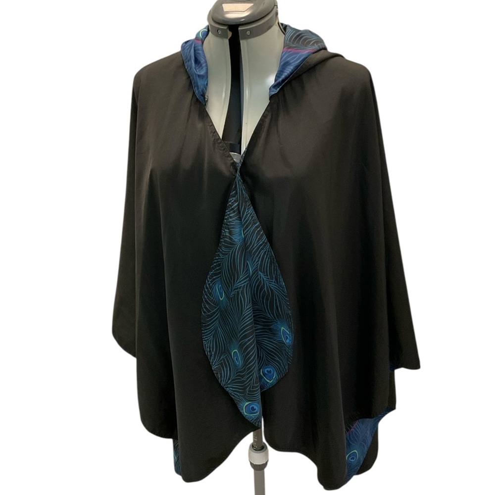 Raincaper reversible hooded rain proof poncho - Picture 6 of 8